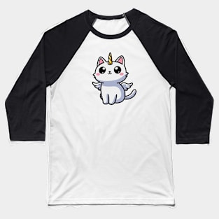 cat unicorn Baseball T-Shirt